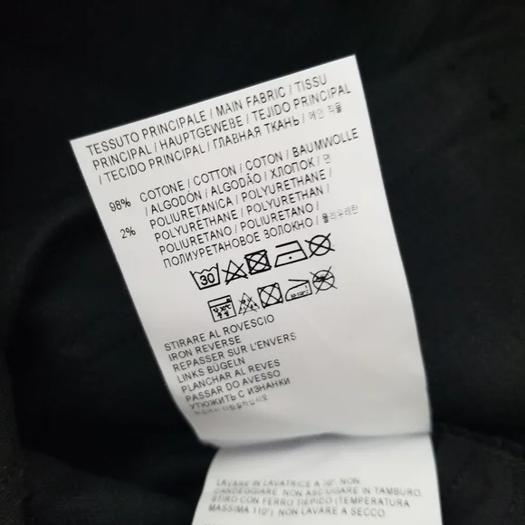 Golden Goose Asymmetric Waistband Skinny Jeans Black Size 28 - Picture 8 of 10